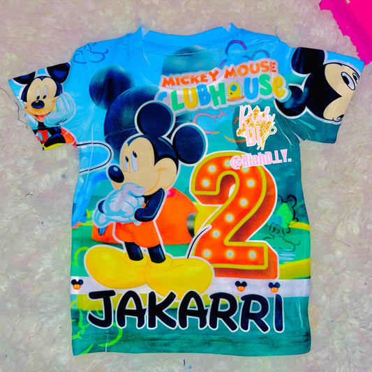 Camiseta juvenil de cumpleaños estilo 3D