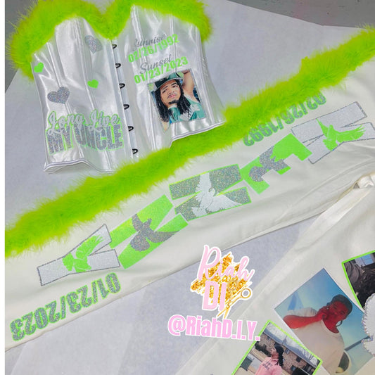 Conjunto de corsé conmemorativo