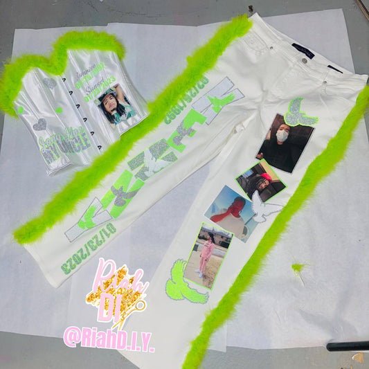 Conjunto de corsé conmemorativo