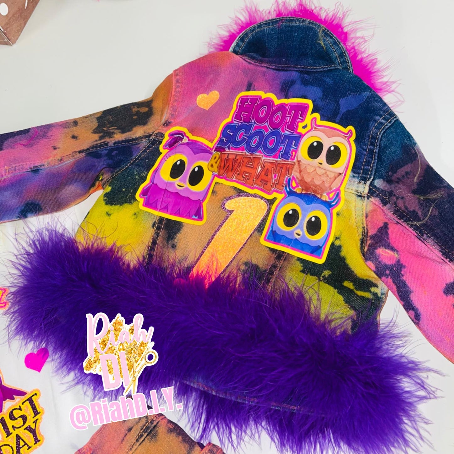 Conjunto de falda y short vaquero para niña