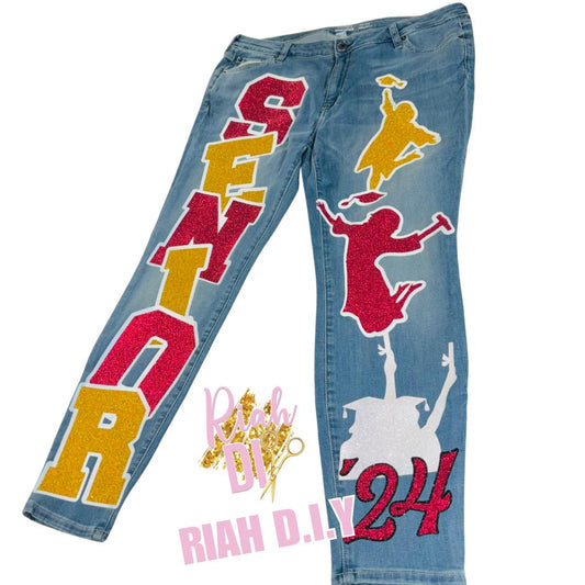 Conjunto Senior de Sudadera y Jeans