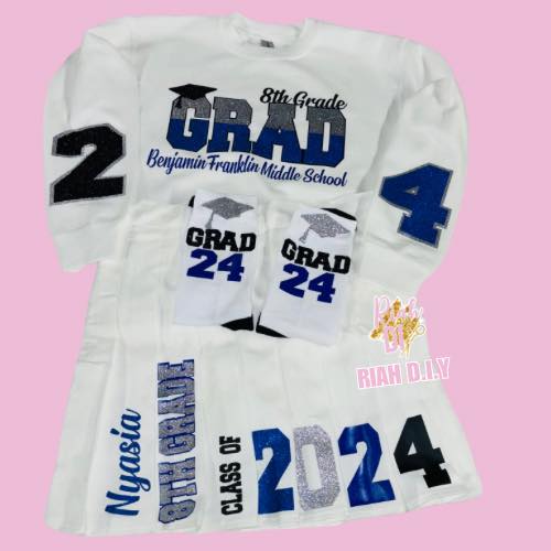 Conjunto de graduación escolar con falda 2024 (copia)