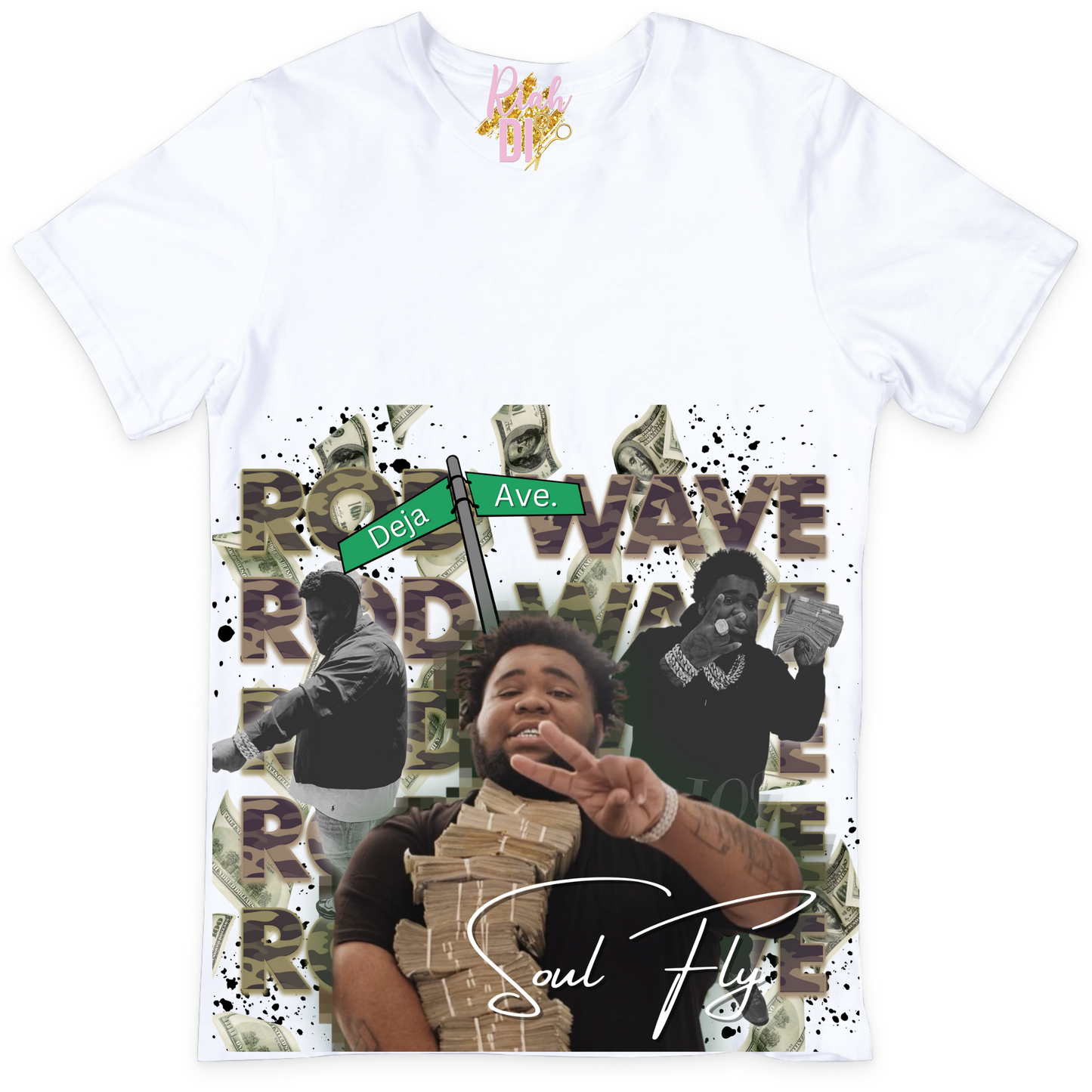 Camisetas gráficas Rod Wave