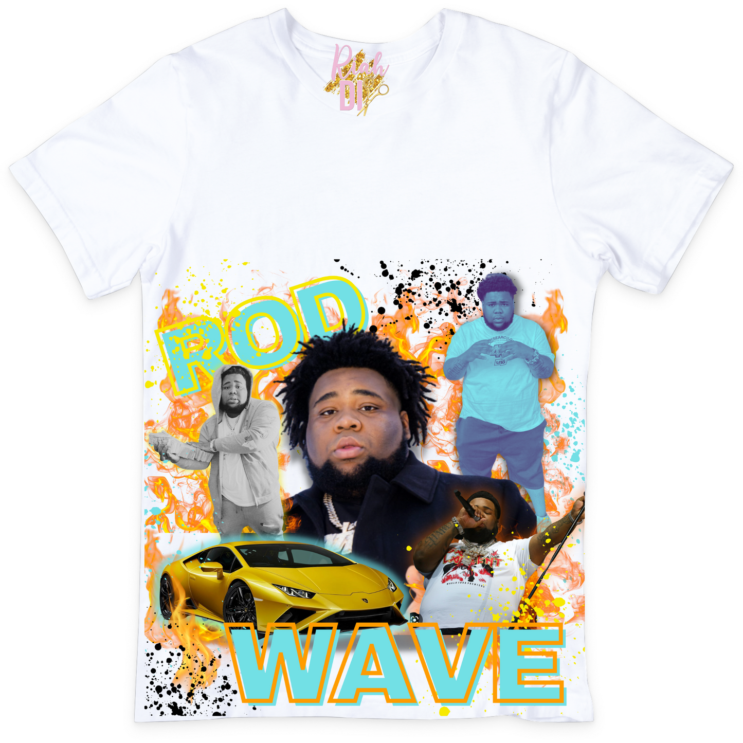 Camisetas gráficas Rod Wave