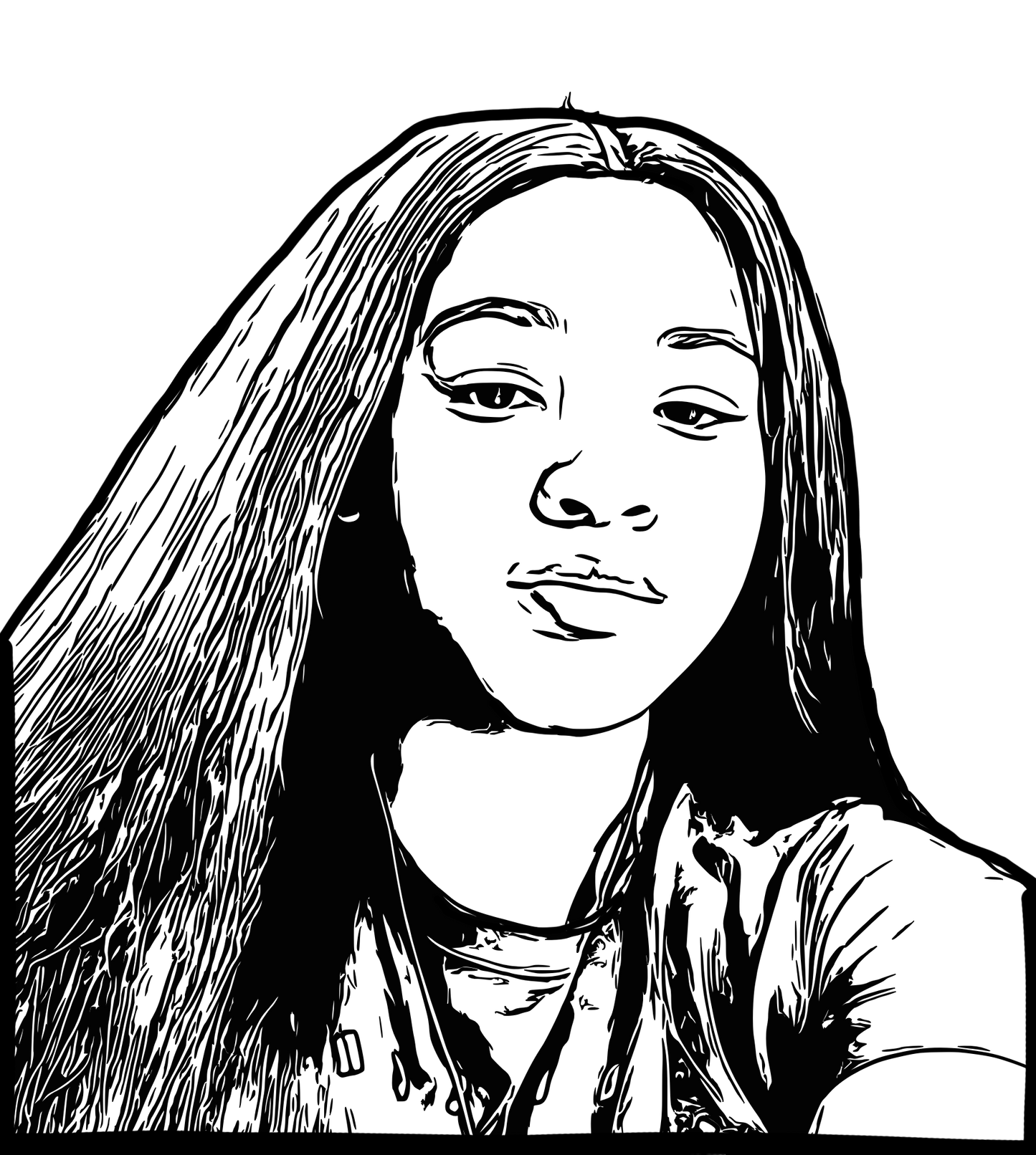 Haz que Riah haga un archivo de cara con brillantina