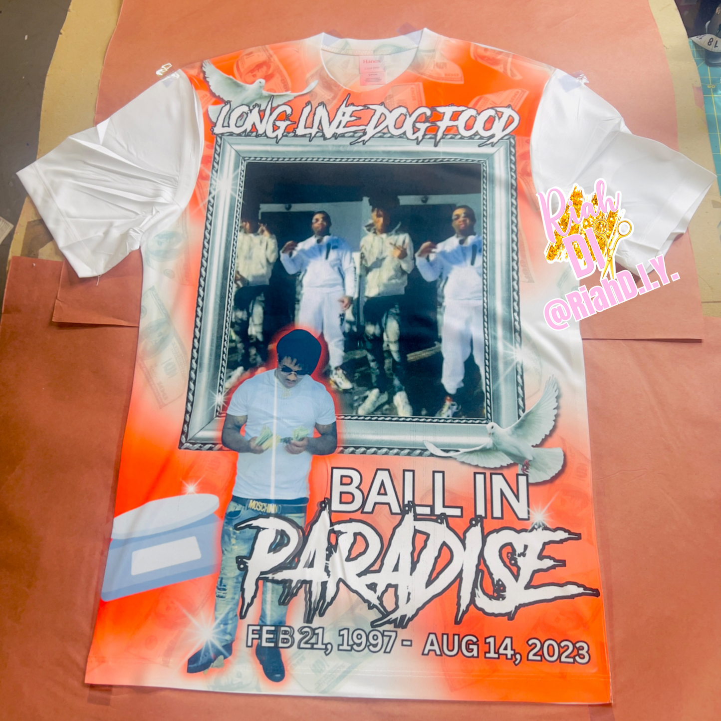 Camiseta conmemorativa 3D para adultos