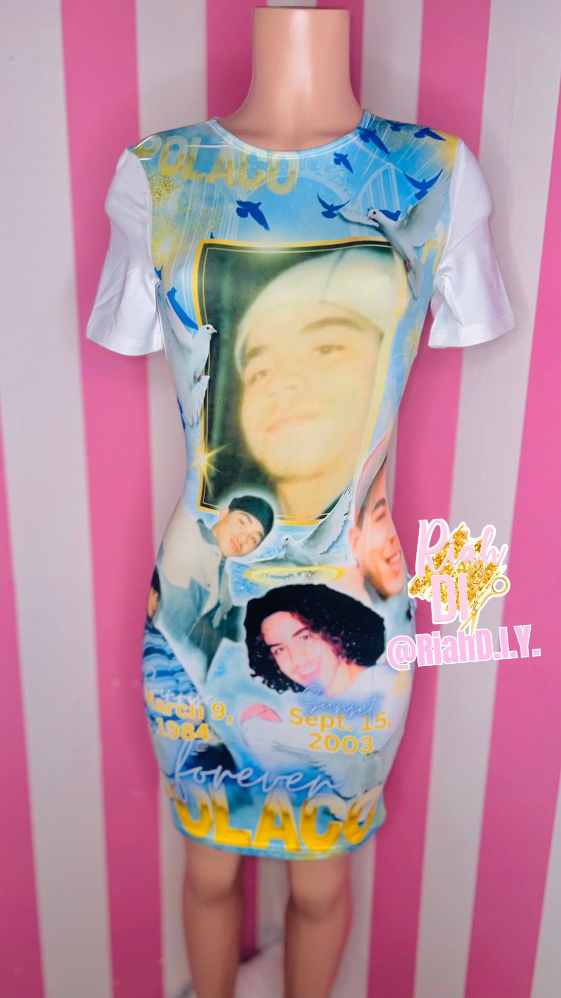 Vestido 3D para adultos 