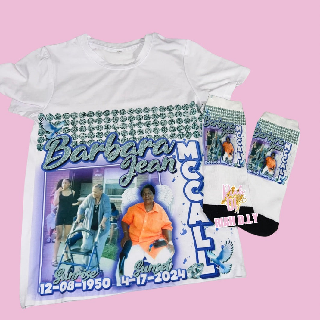 Camiseta conmemorativa de estilo gráfico