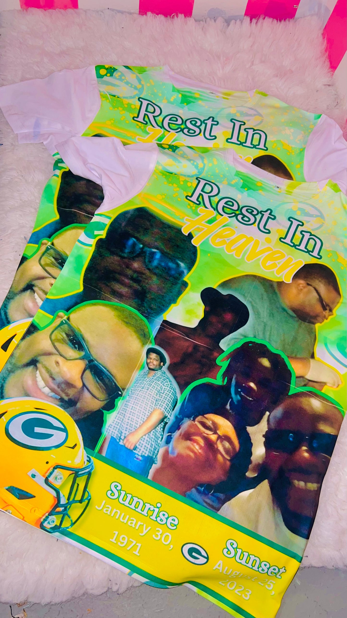 Camiseta conmemorativa 3D para adultos