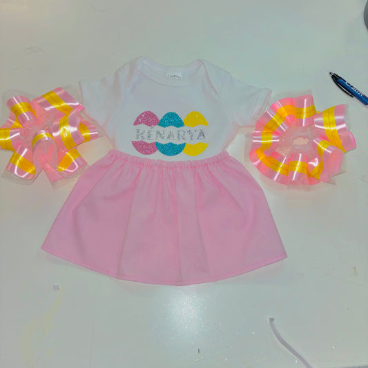 Conjunto de falda personalizada con tobilleras