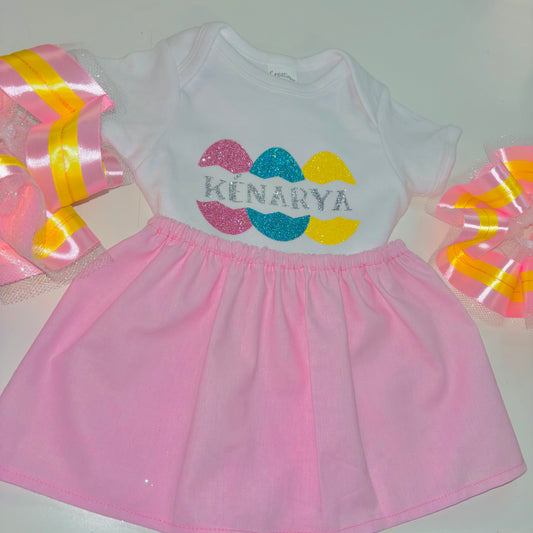 Conjunto de falda personalizada con tobilleras