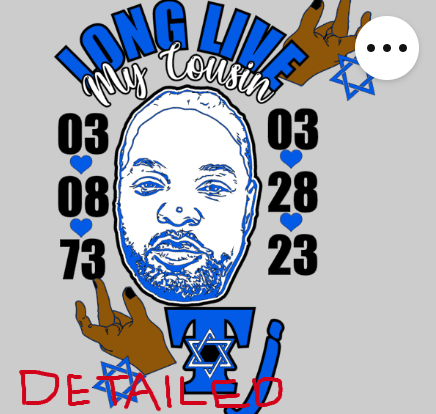 Haz que Riah haga un diseño de cara con brillantina COMPLETA (con palabras, fechas, etc.)