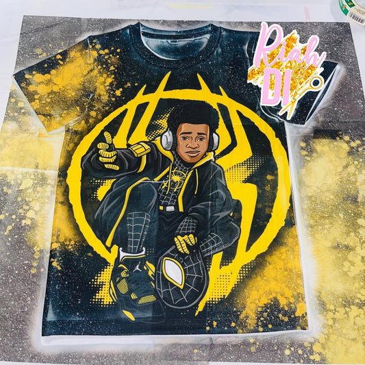 Camiseta 3D Thunder 4 Miles Morales