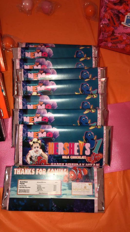 Barras de Hershey personalizadas