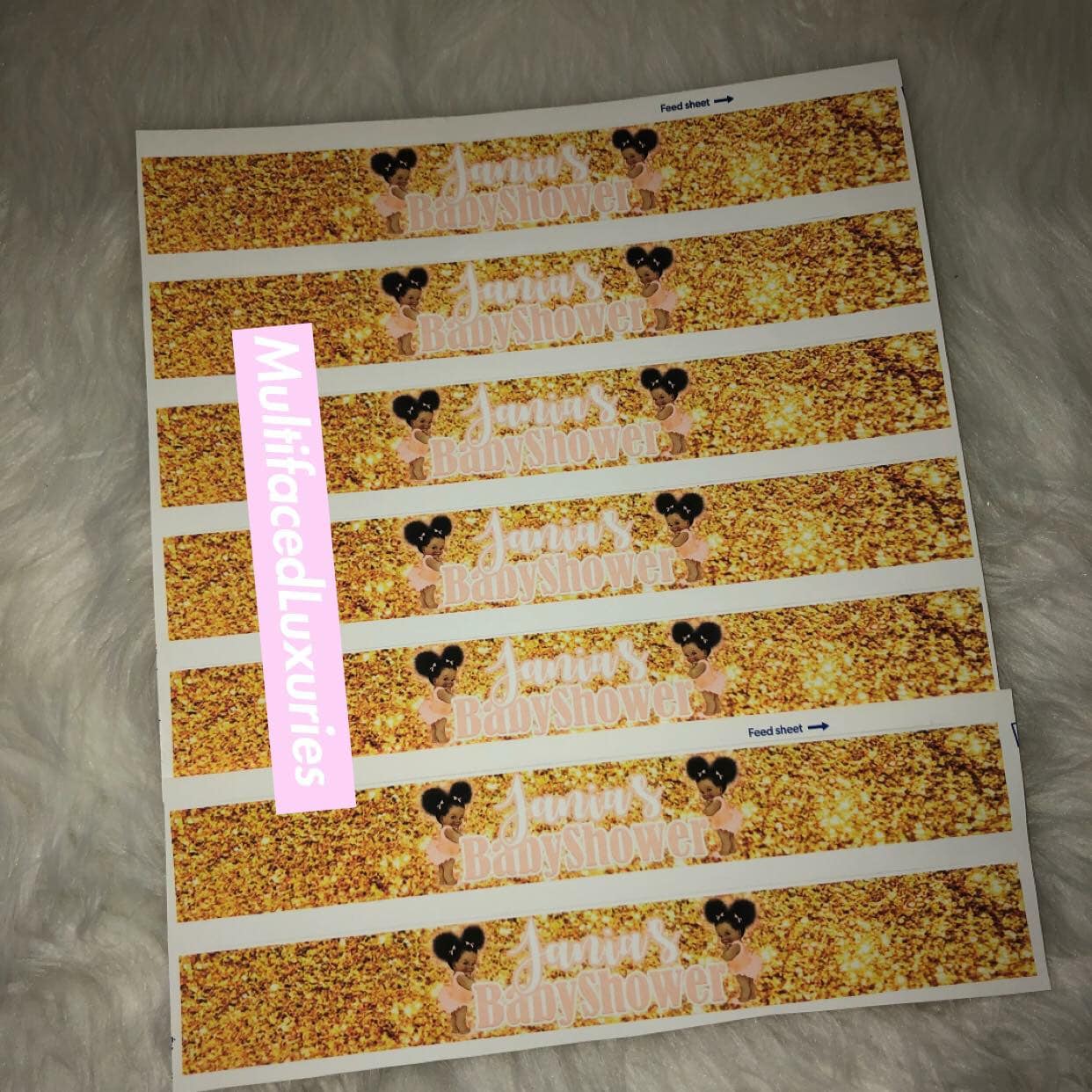 Personalized Water Bottle Labels