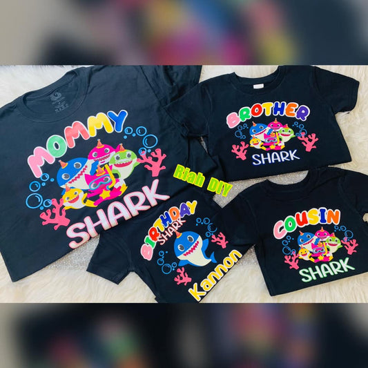Baby Shark Birthday Tee