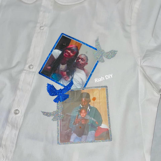 Camisa con botones "Por siempre y para siempre"