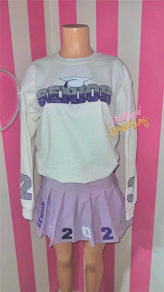 Conjunto de falda plisada para seniors