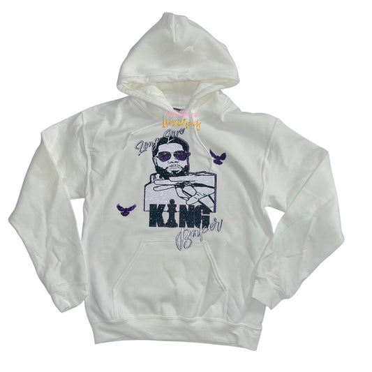 Sudadera con capucha Rey/Reina