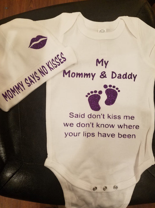 Conjunto de bebé sin besos