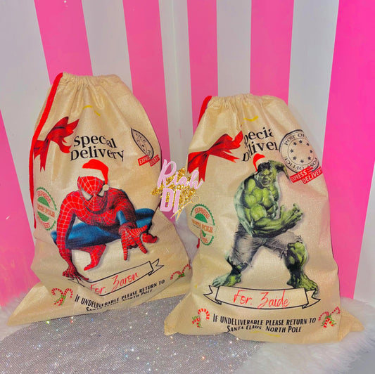 Personalized Santa Sacks