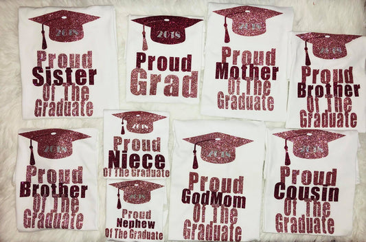 Camisetas sencillas de graduación