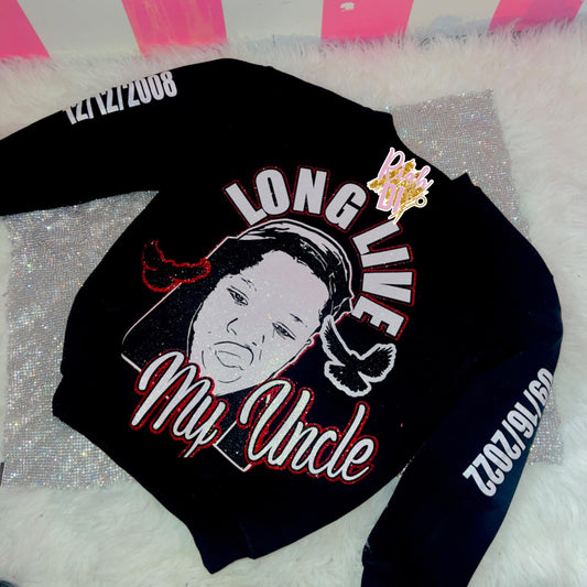 Sudadera con cara brillante para adultos