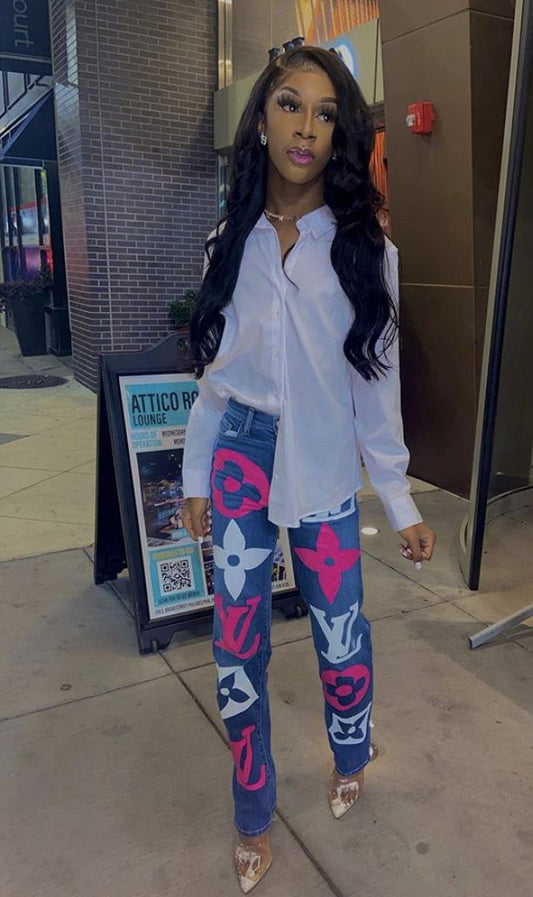 Pantalones LV personalizados
