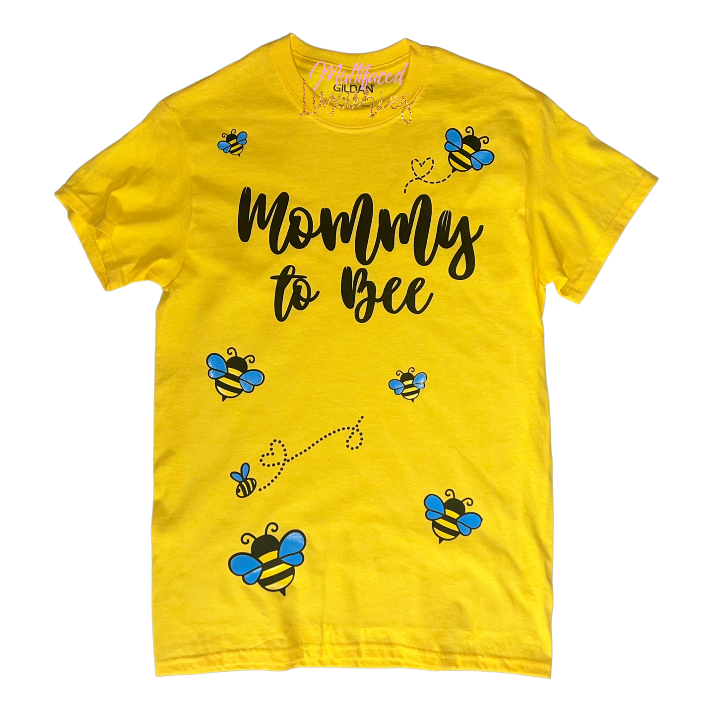 ANY THEME - (ADULT SIZES) Vinyl Baby Shower Tee