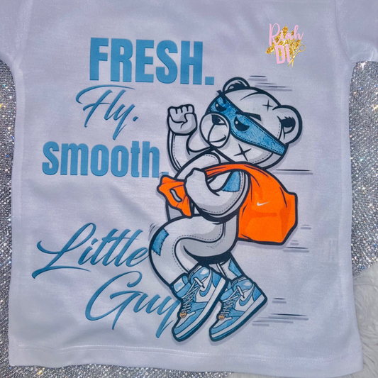 Camiseta infantil Fresh Little Guy Denim 1 3D