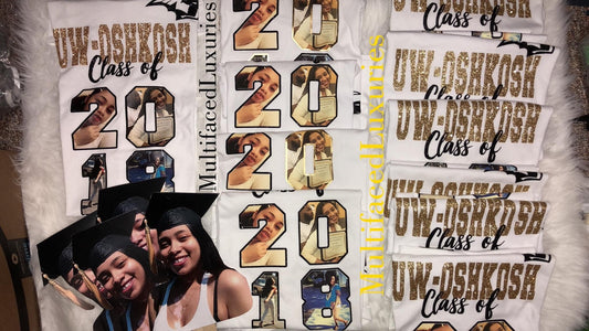 Camisetas de graduación con firma