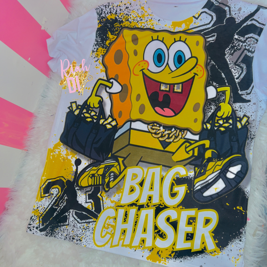 Camiseta 3D de Bob Esponja Cazador de Bolsas Rayo 4