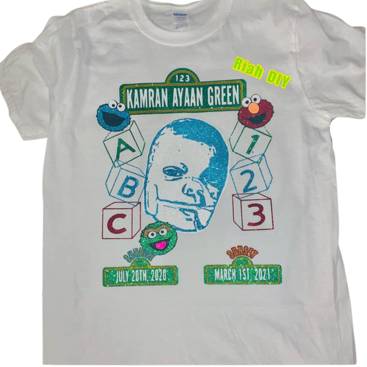 Camiseta conmemorativa de personaje
