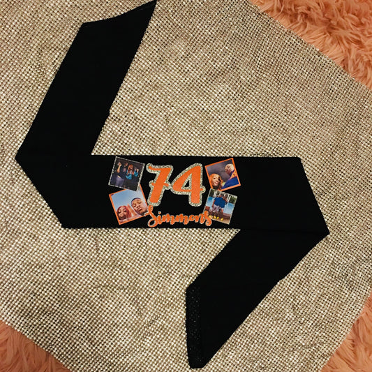 Bandana de novia futbolera