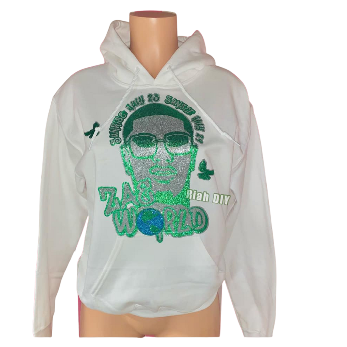 Sudadera con capucha "Es tu mundo"