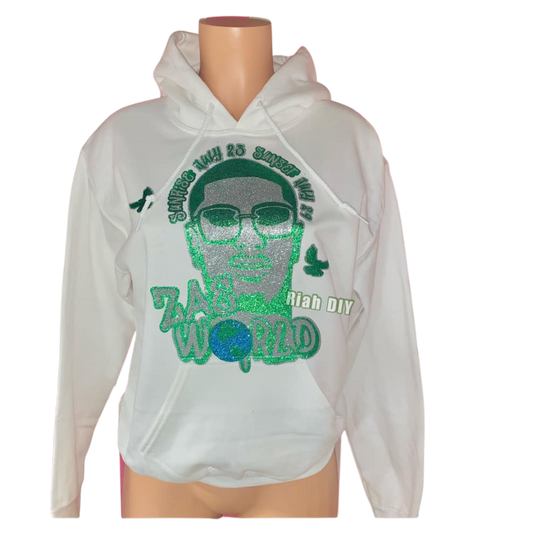 Sudadera con capucha "Es tu mundo"