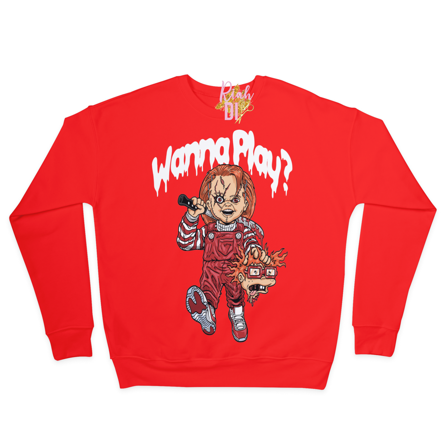 Sudadera Chucky Behead Chuckie Cherry 11