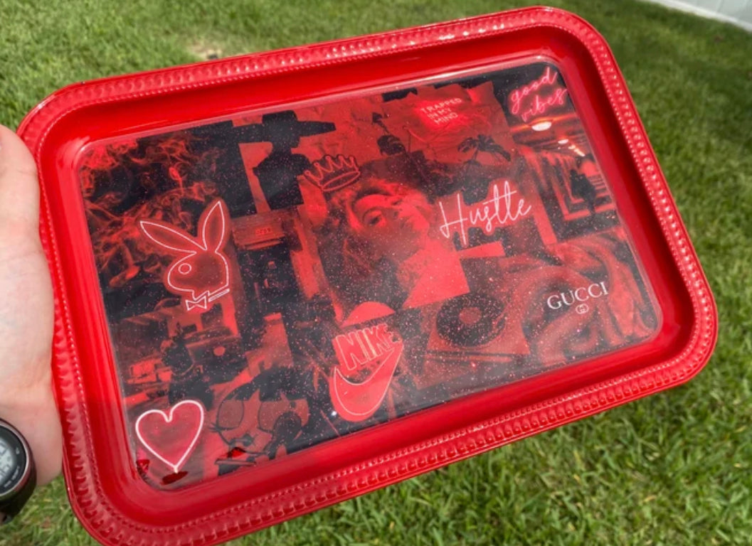 Colored Aesthetic Rolling Tray