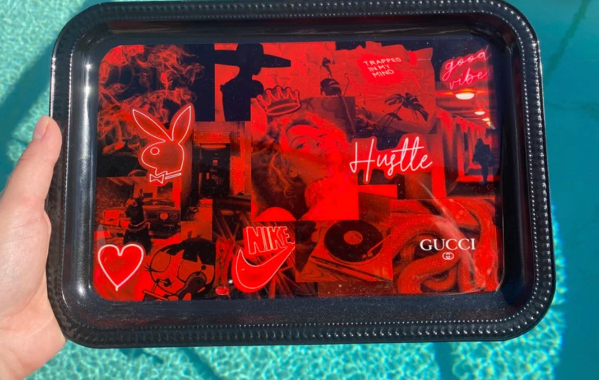 Colored Aesthetic Rolling Tray