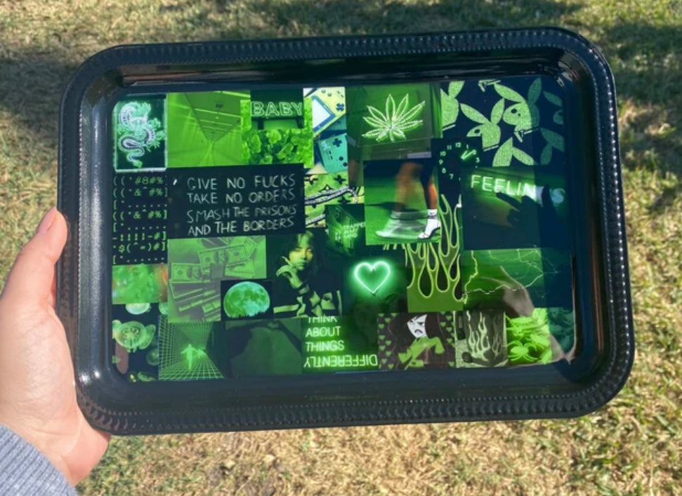 Colored Aesthetic Rolling Tray