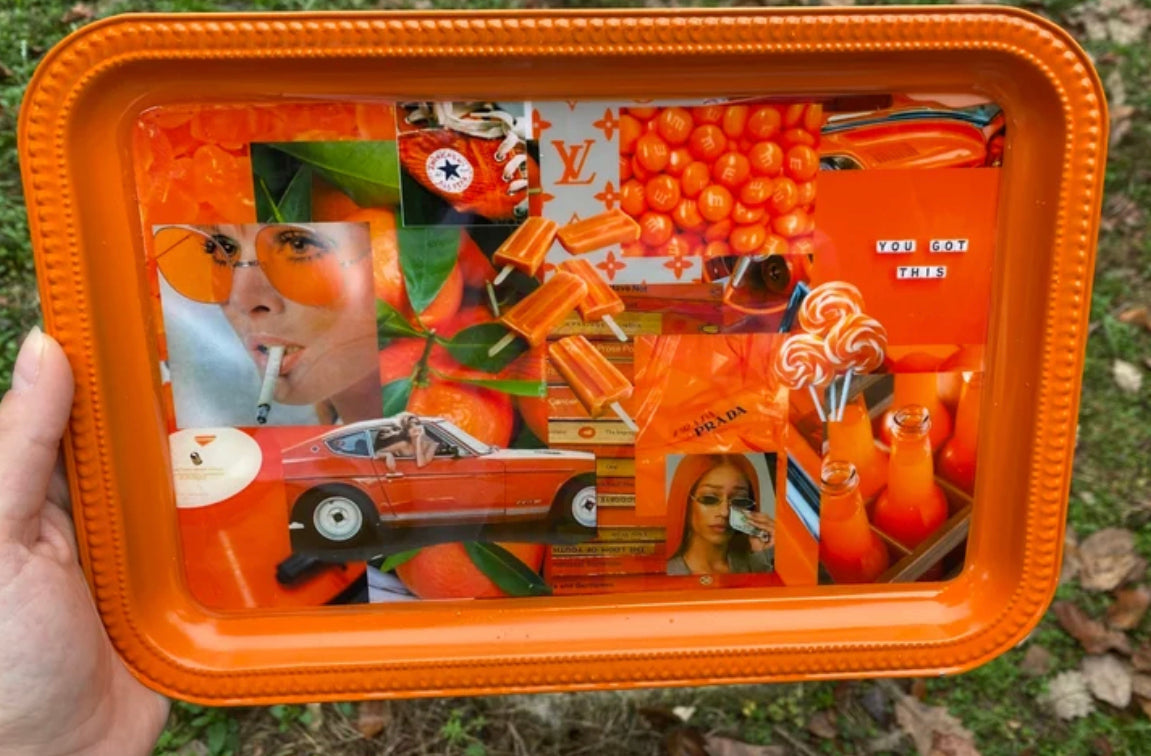 Colored Aesthetic Rolling Tray