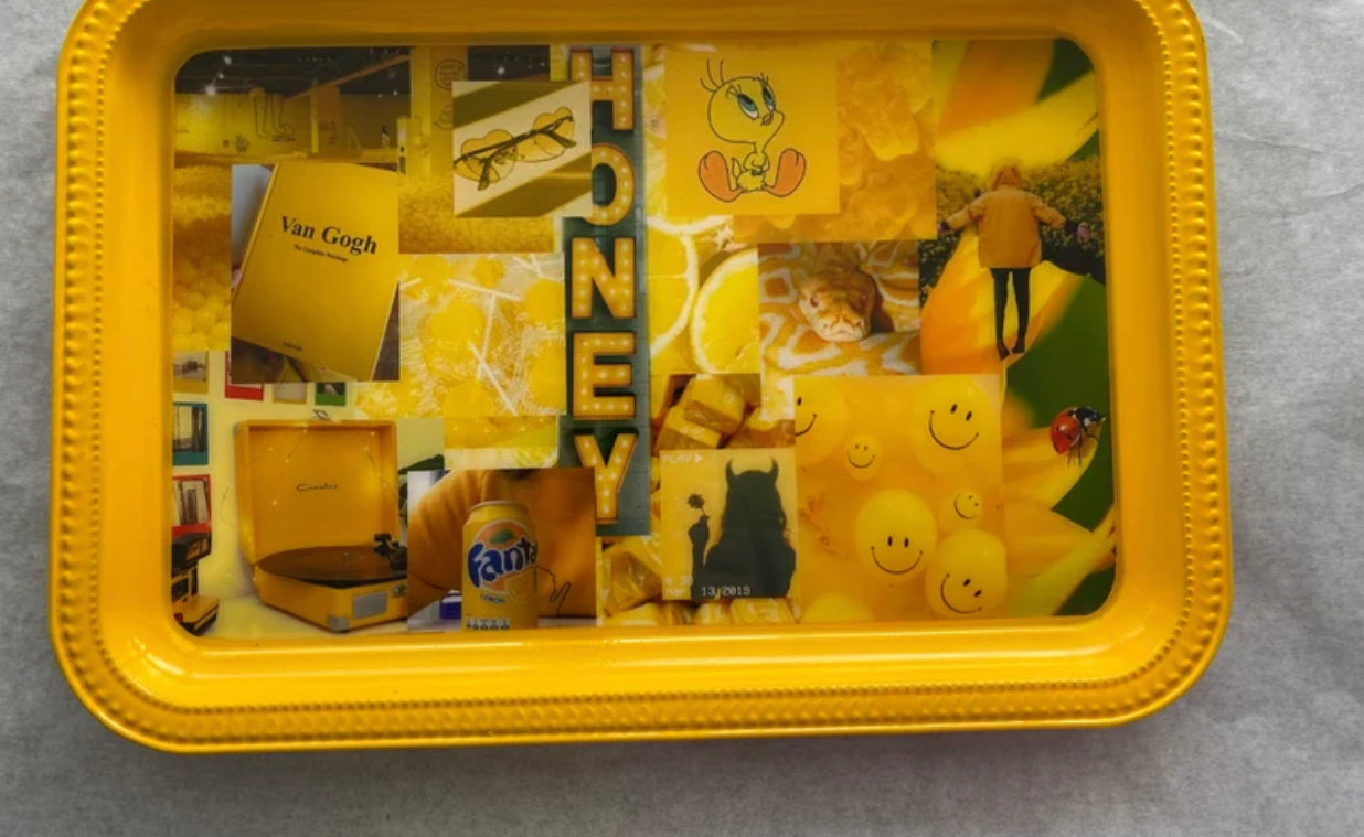 Colored Aesthetic Rolling Tray
