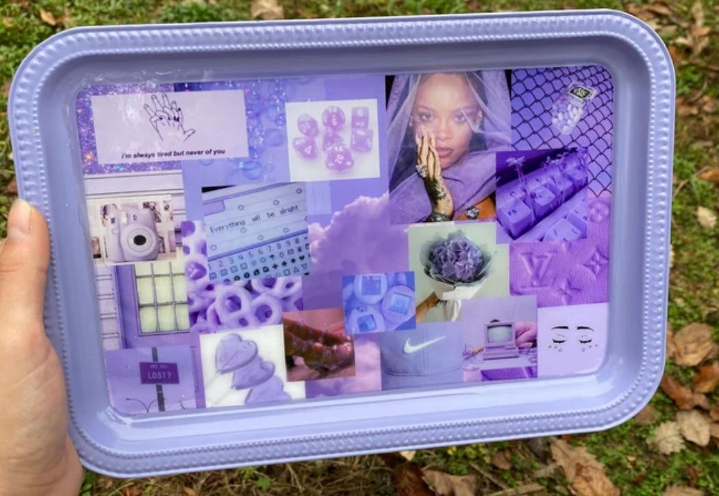 Colored Aesthetic Rolling Tray