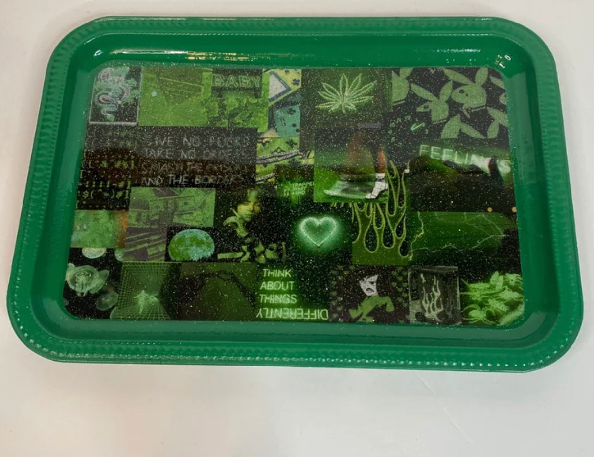 Colored Aesthetic Rolling Tray
