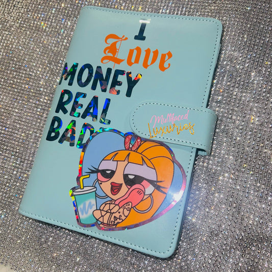 Carpeta de presupuesto "Me encanta el dinero"