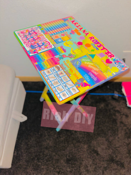 Mesa de aprendizaje compacta