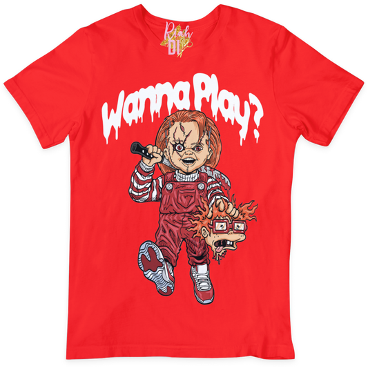 Camiseta Chucky Chuckie Head Cherry 11