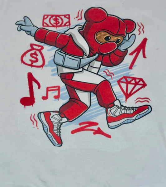 Impresión por sublimación de Hip Hop Bear Cherry 11