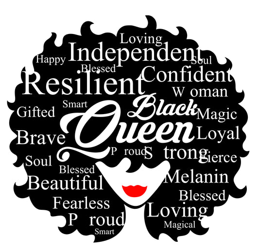 Mujer afro SVG