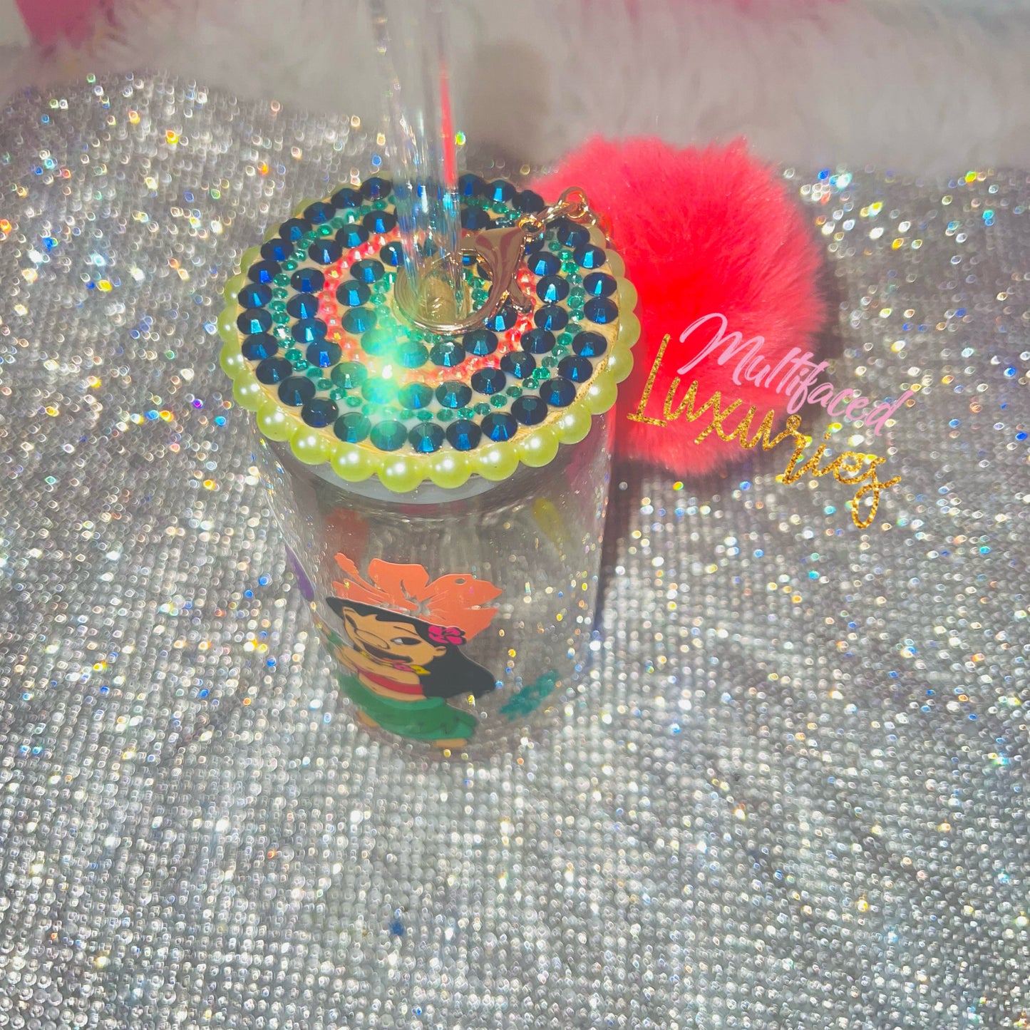 Vaso de lata de vidrio OHANA